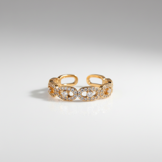 Chain Design All-Fit Ring