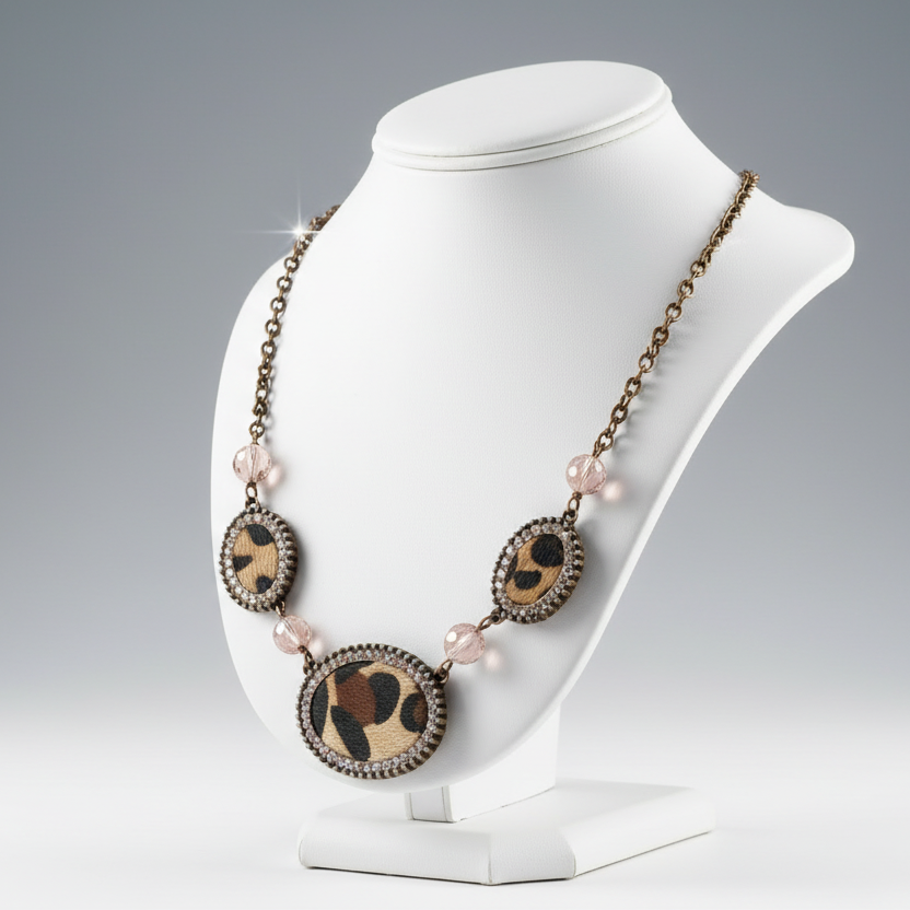 Boho Chic Leopard Necklace