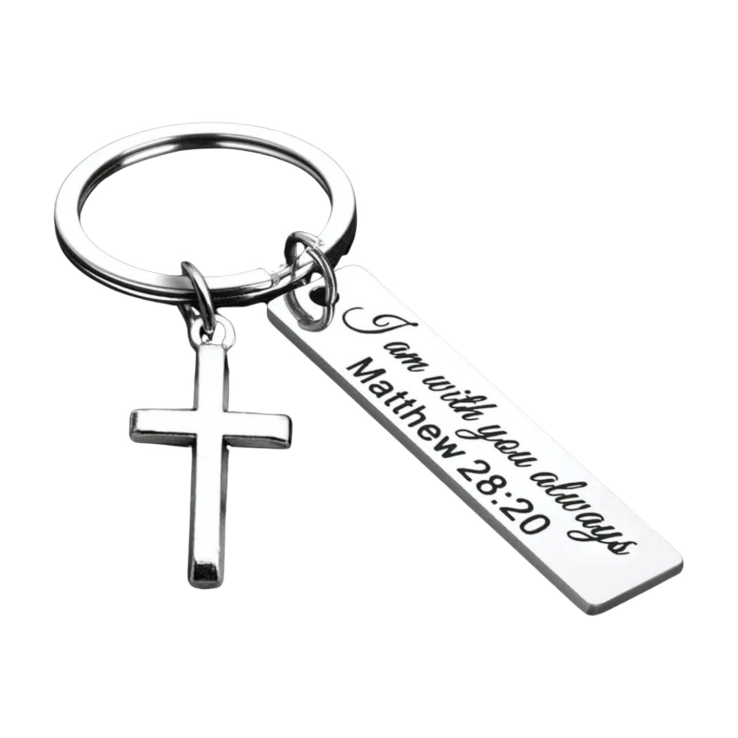 Matthew 28:20 Keychain