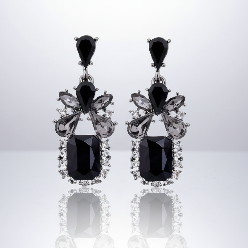 Vintage Vibes Crystal Earrings