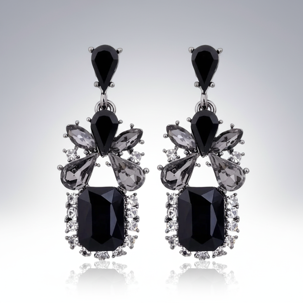 Vintage Vibes Crystal Earrings