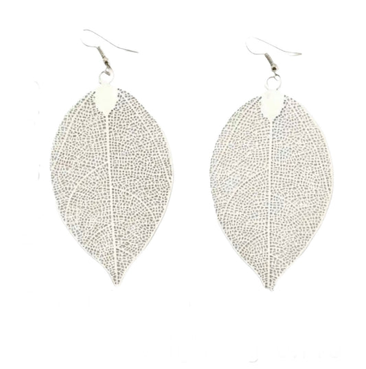 Leaf Silver Earrings