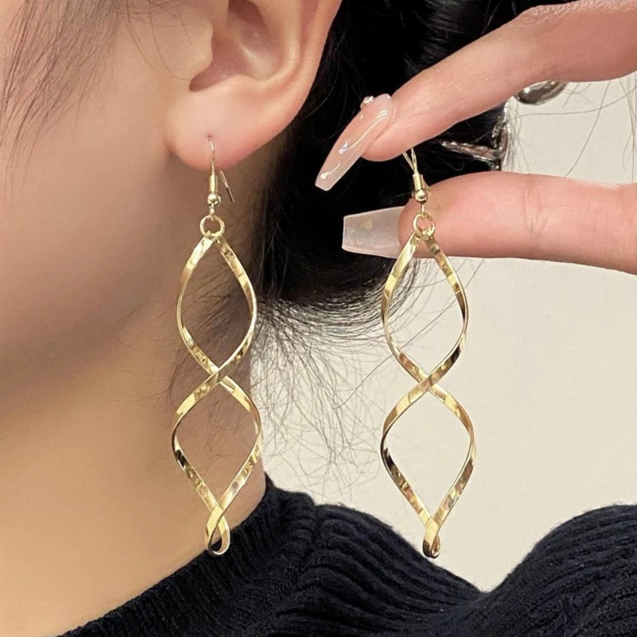 Spiral Dangle Earrings