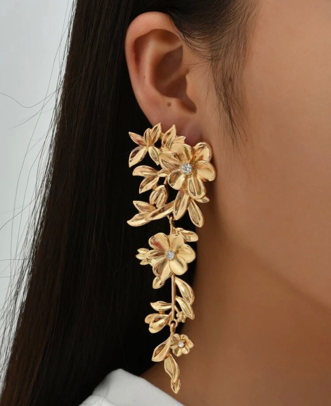 Floral Pink Earrings
