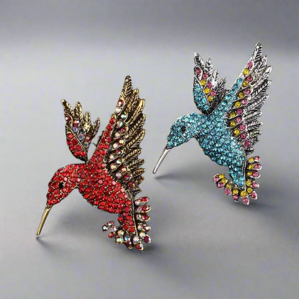 Hummingbird Multicolor Pin