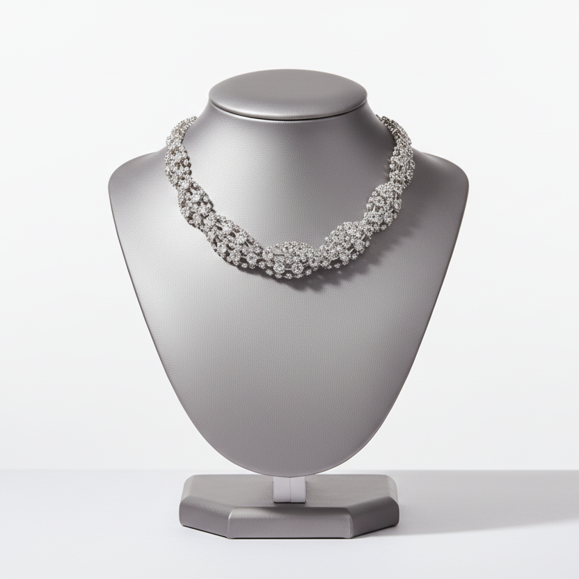 Sparkling Twist Choker Clavicle Necklace