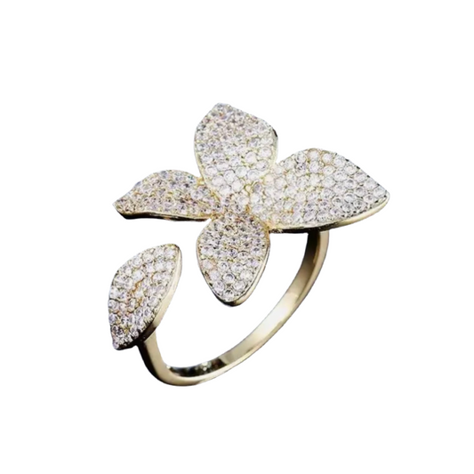 Flowering Gold Petite Ring