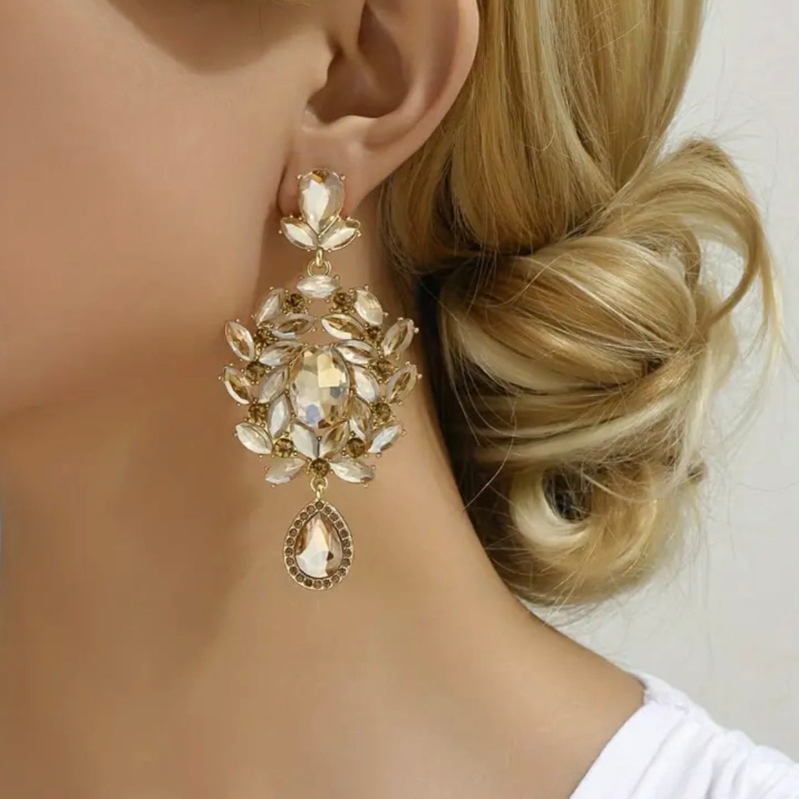 Champagne Gold Earrings