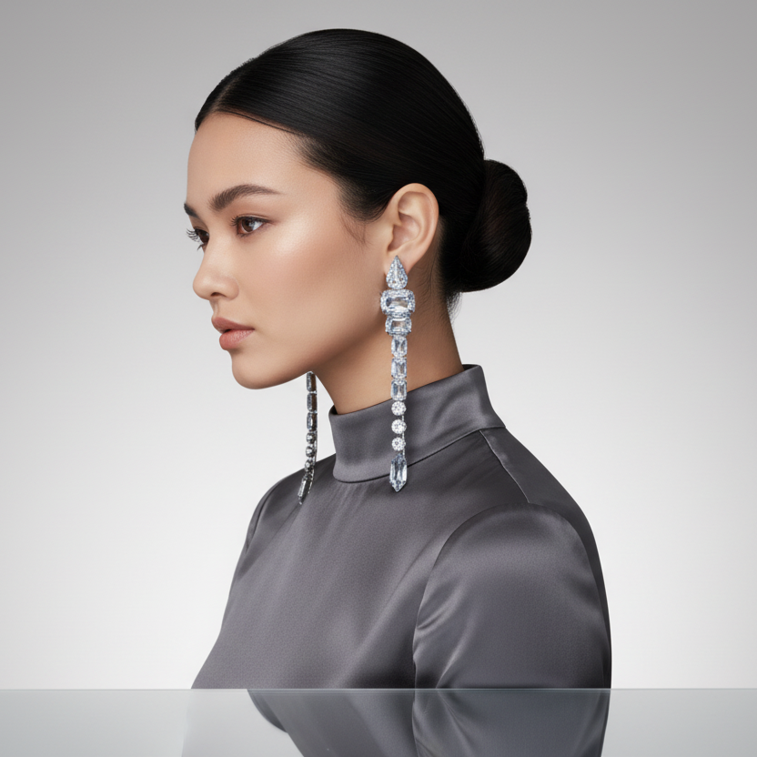 Exaggerated Multishape Earrings