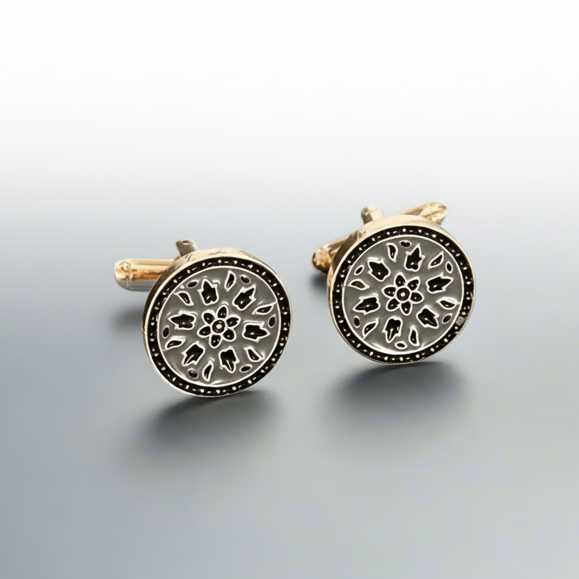 Grey French Cufflinks
