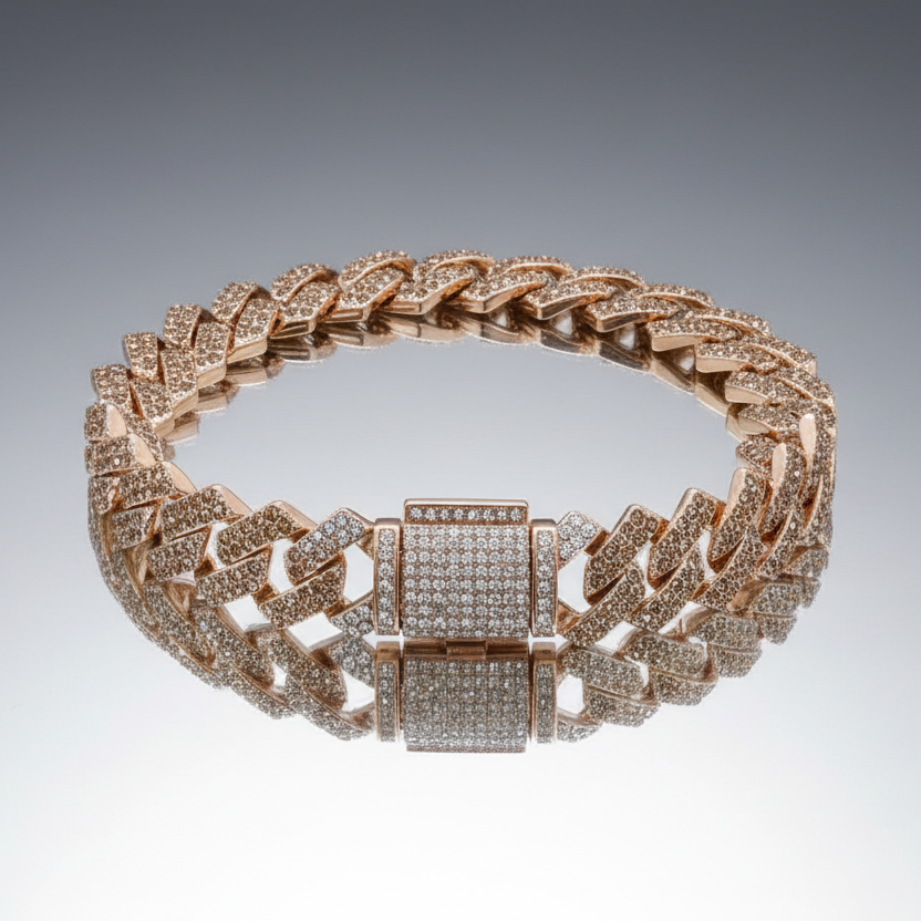 Champagne Cuban Chain Necklace