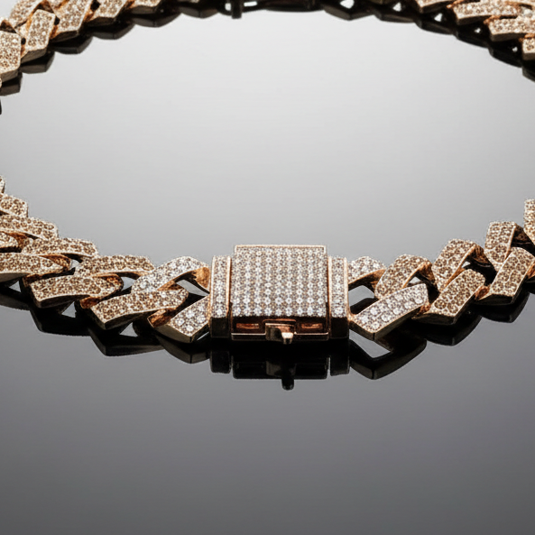 Champagne Cuban Chain Necklace