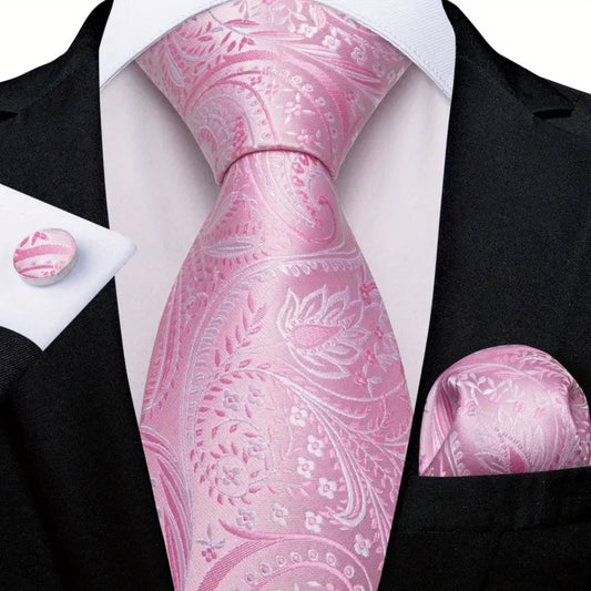 Pink Barry Wang Necktie & Sets