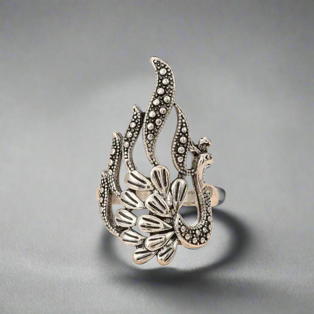 Peacock All-Fit Ring