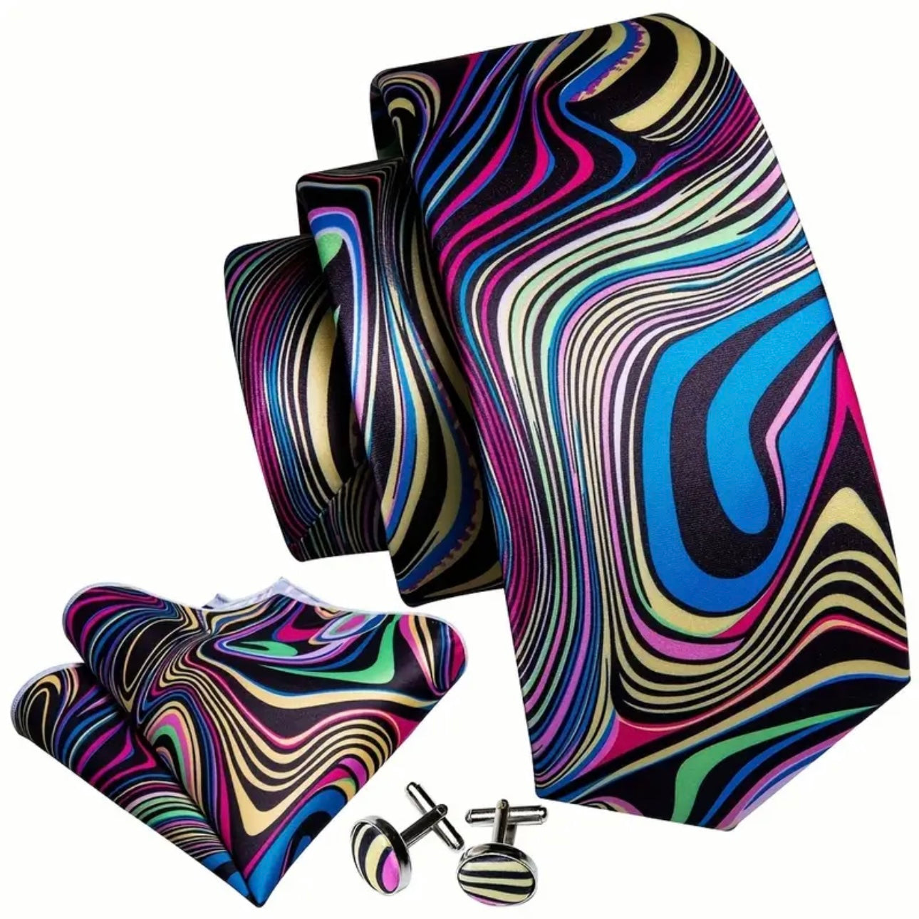 Multicolor Necktie Set