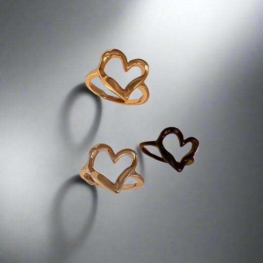 Gold Heart Ring