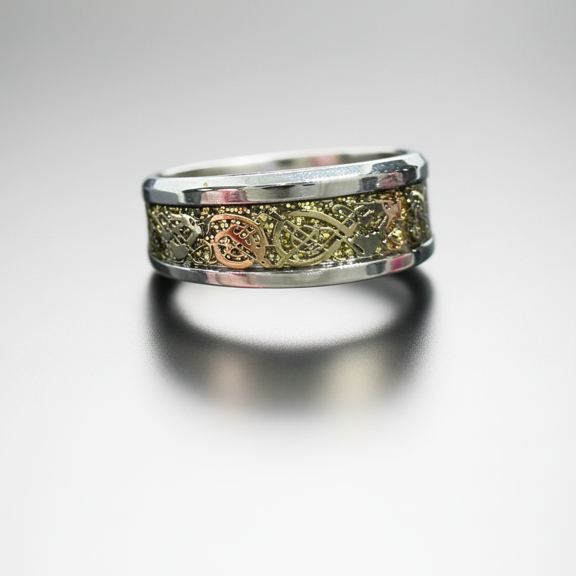 Pattern Band Ring