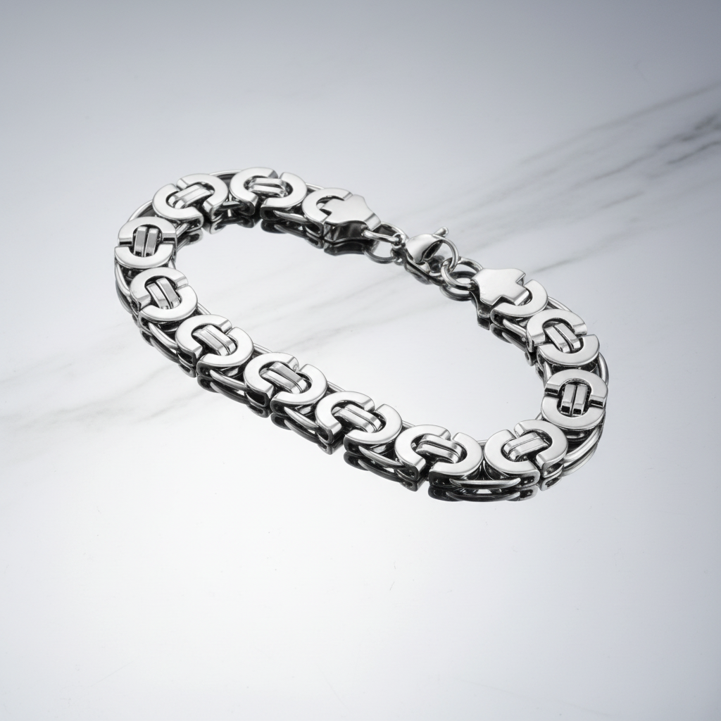 Byzantine Men’s Steel Bracelet
