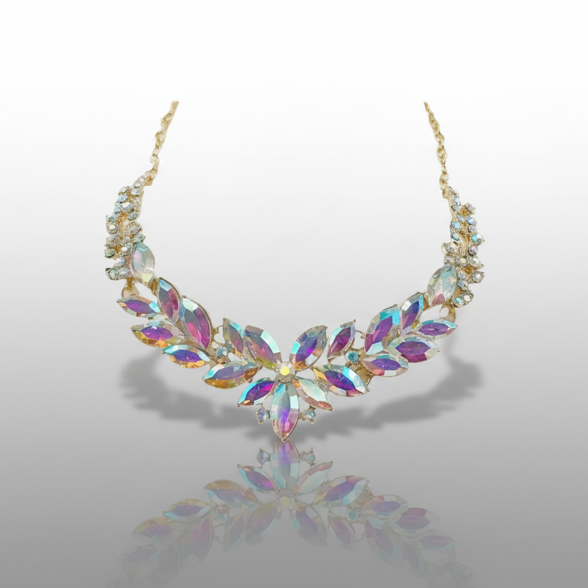 Luxury Iridescent Statement Necklace