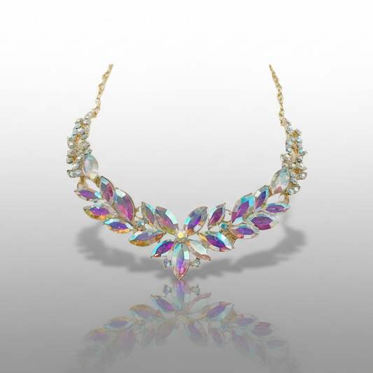 Luxury Iridescent Statement Necklace