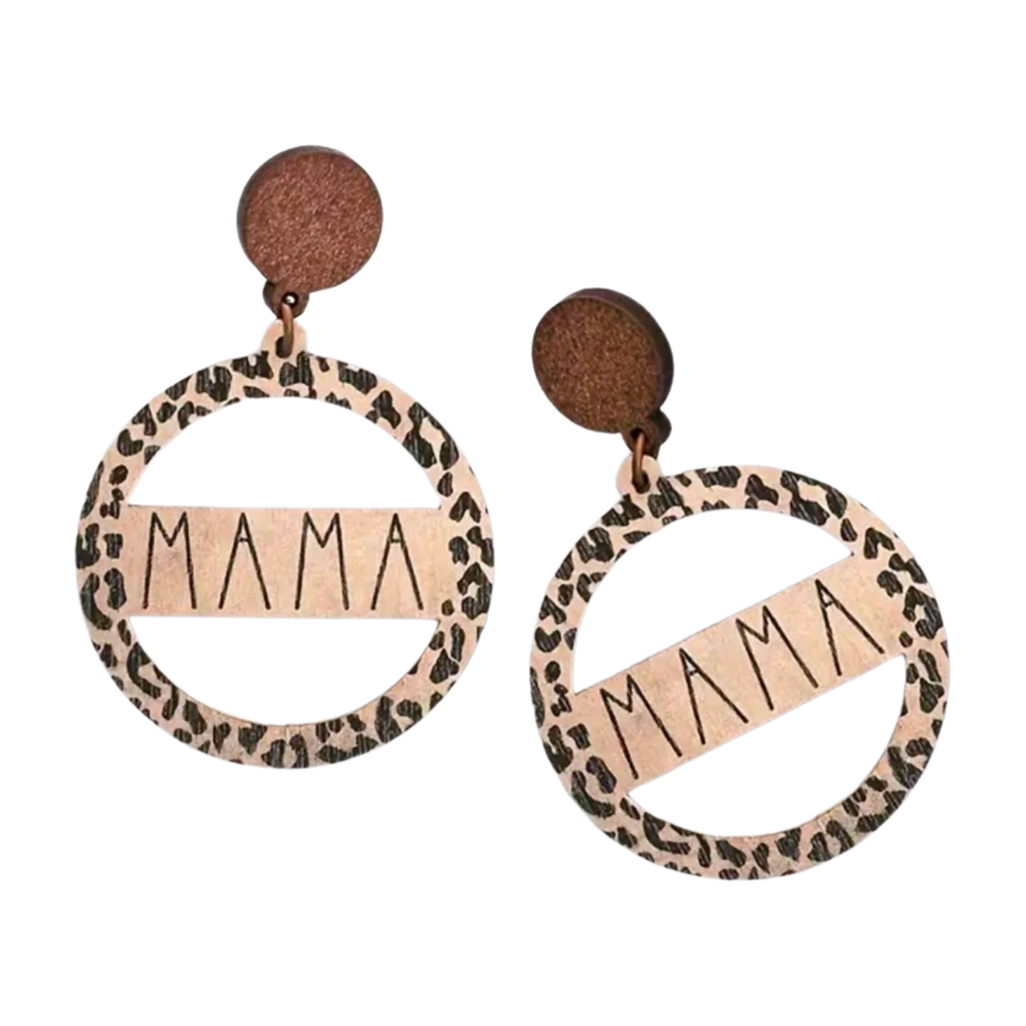 Mama Wood Earrings