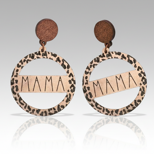 Mama Wood Earrings