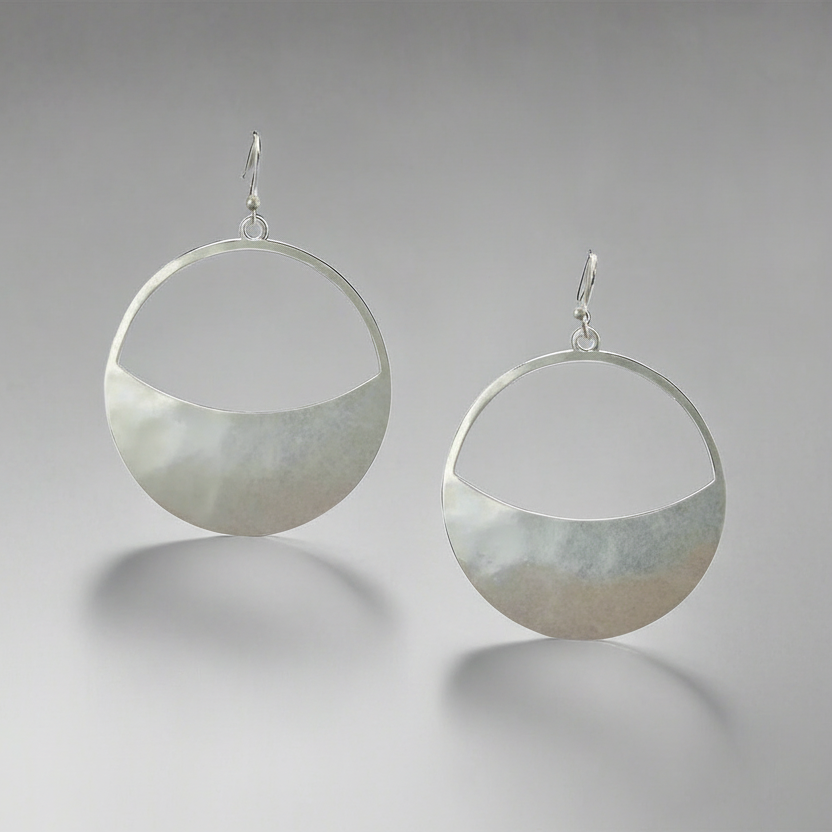 Silver Plated Geometric Earrings