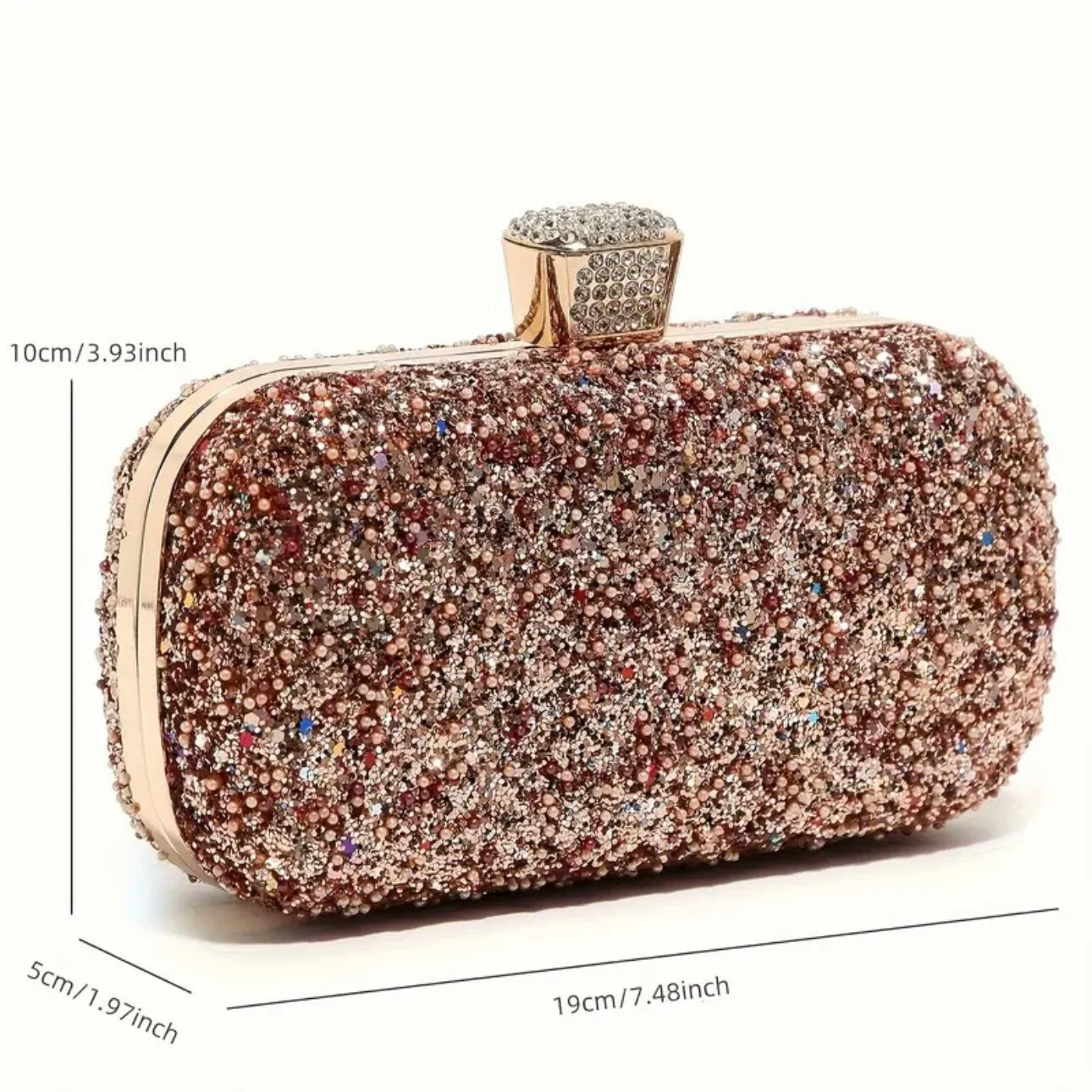 Multicolor Rhinestone Evening Bag