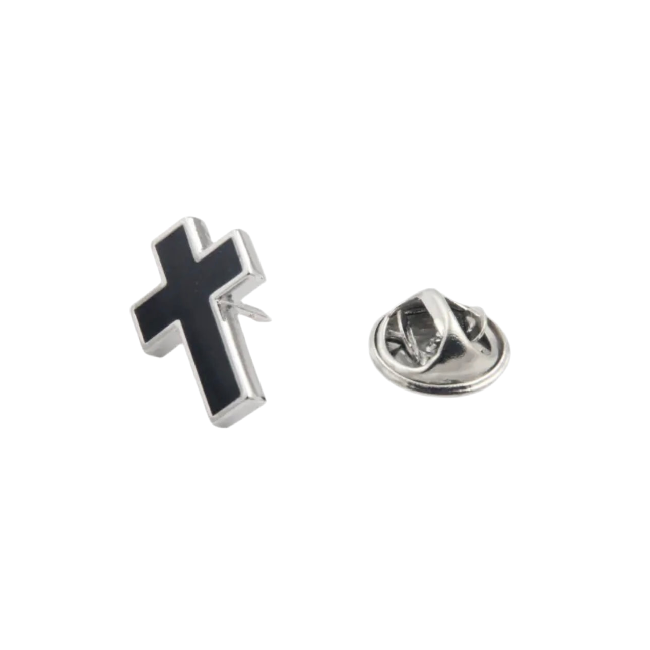 Cross Cufflinks in Black