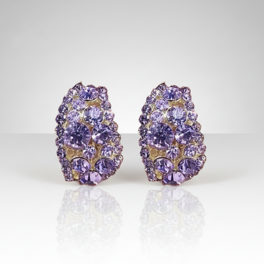Huggie Rhinestone Earrings
