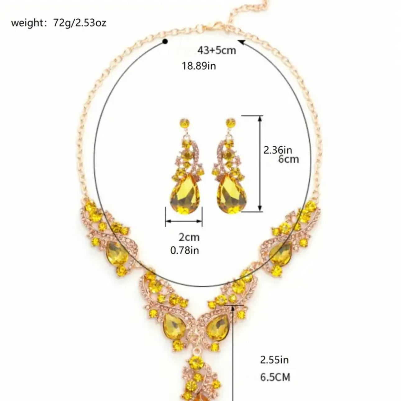 Blue Royal Jewelry Set