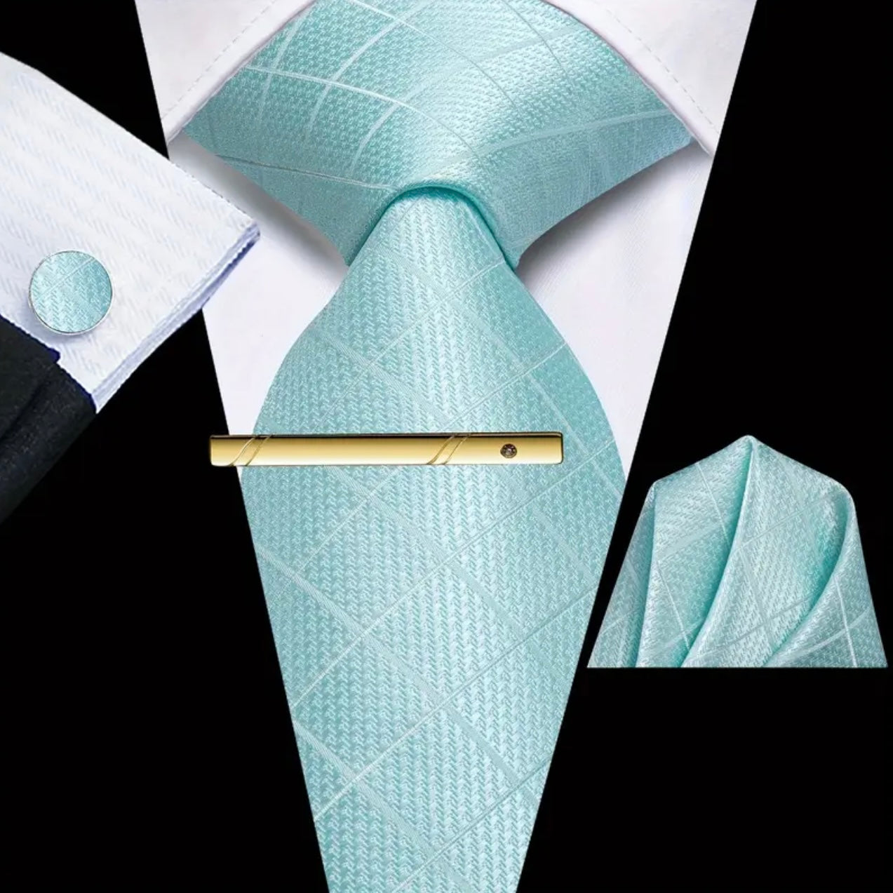 Green Mint Necktie Set