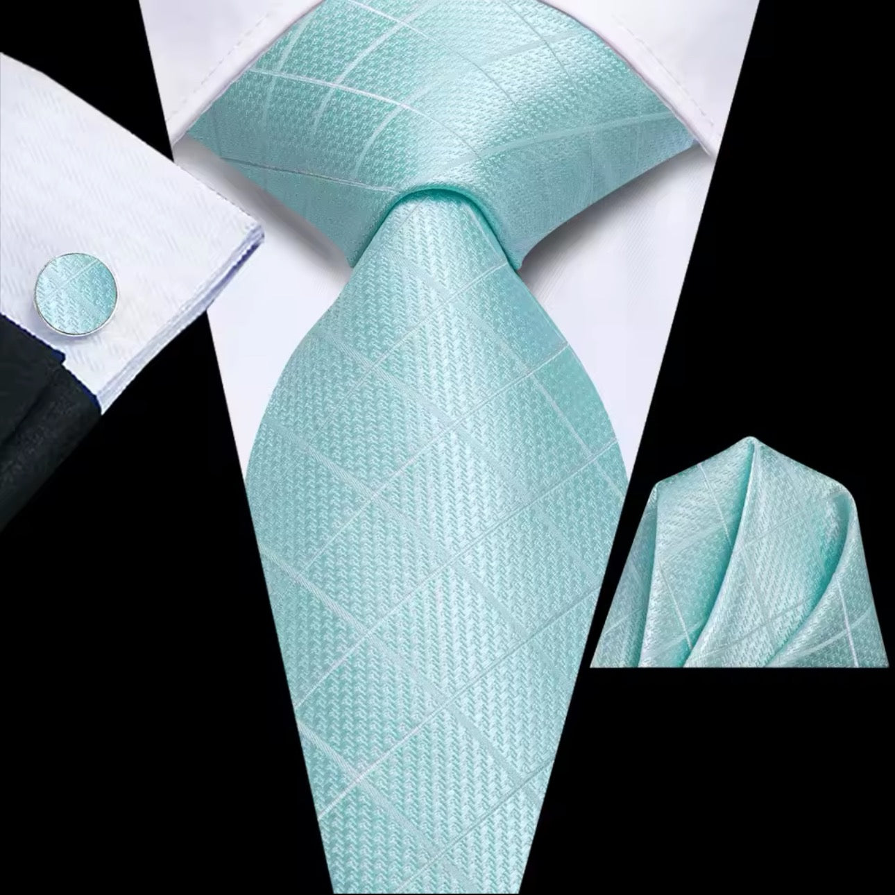 Green Mint Necktie Set