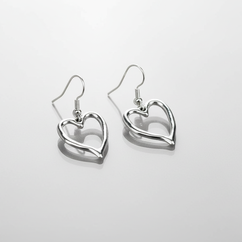 Vintage Heart Earrings