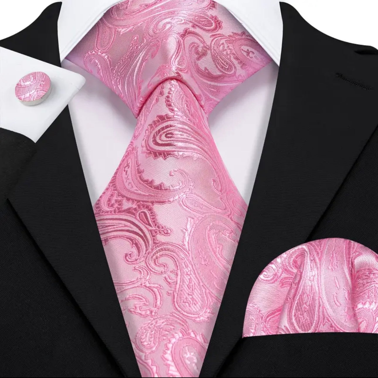 Pink Barry Wang Necktie & Sets