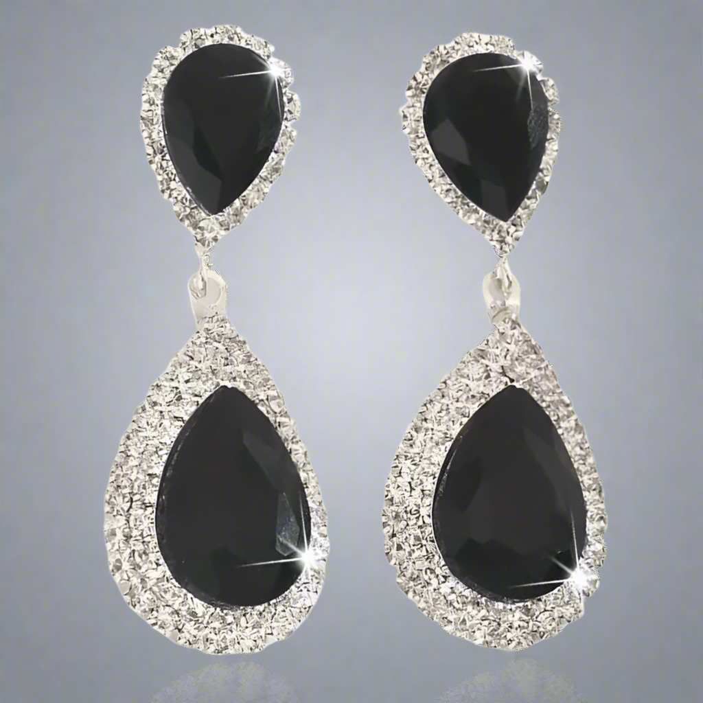 Vibrant Water Drop Earrings