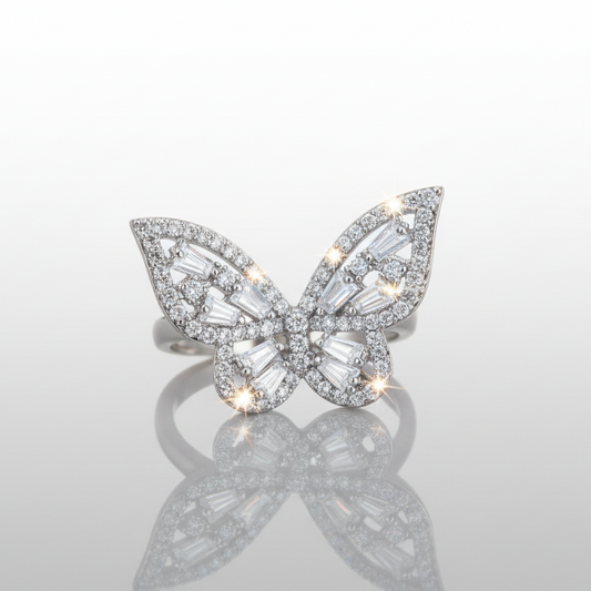 Butterfly Zircon All-Fit Ring