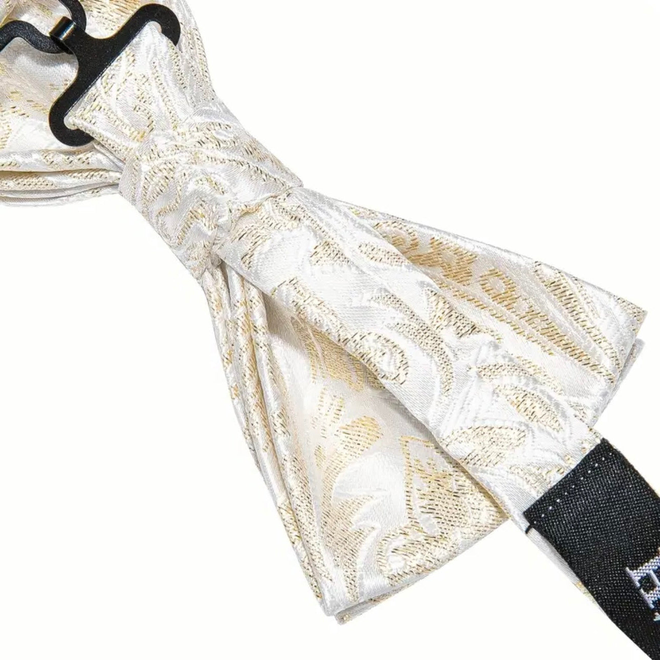 Ivory Gold Bowtie Set