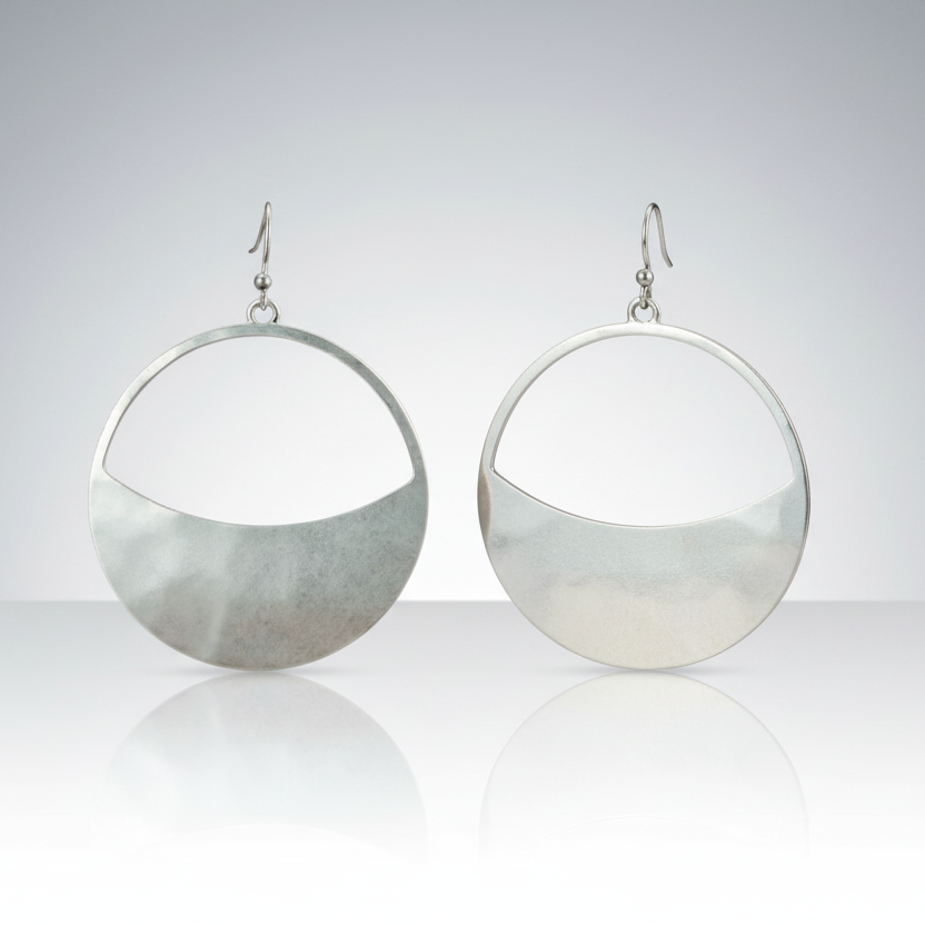 Silver Plated Geometric Earrings