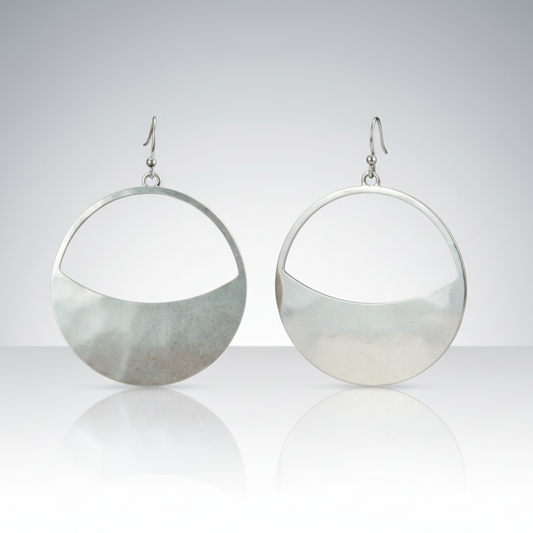 Silver Plated Geometric Earrings