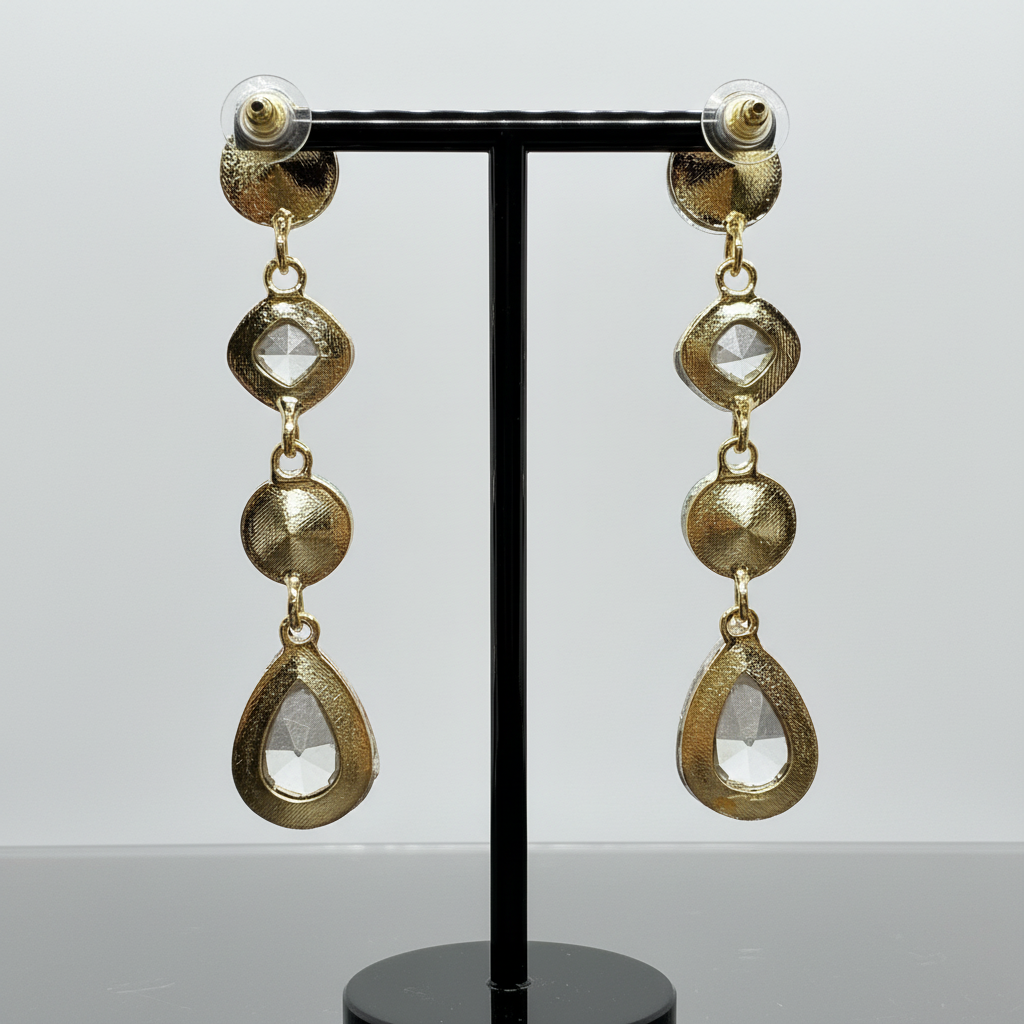 Geometric Iridescent Earrings