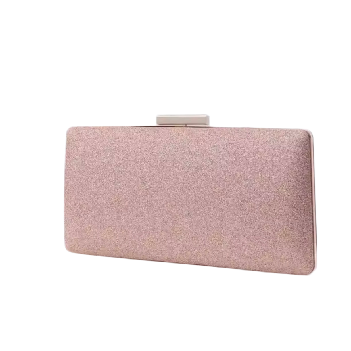 Glittery Rose Gold Clutch