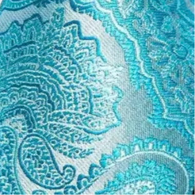 Blue Aqua Barry Wang Necktie Sets