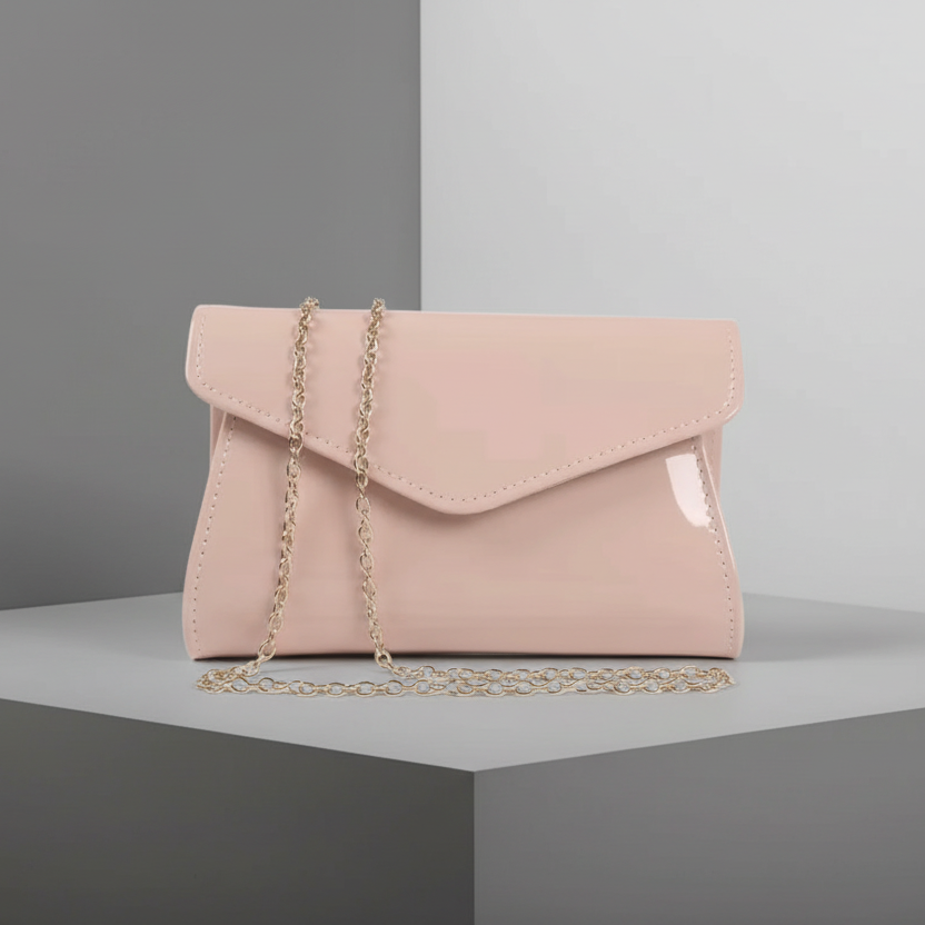 Patent Clutch Handbag