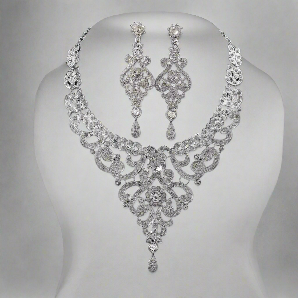 Silver Love Jewelry Set