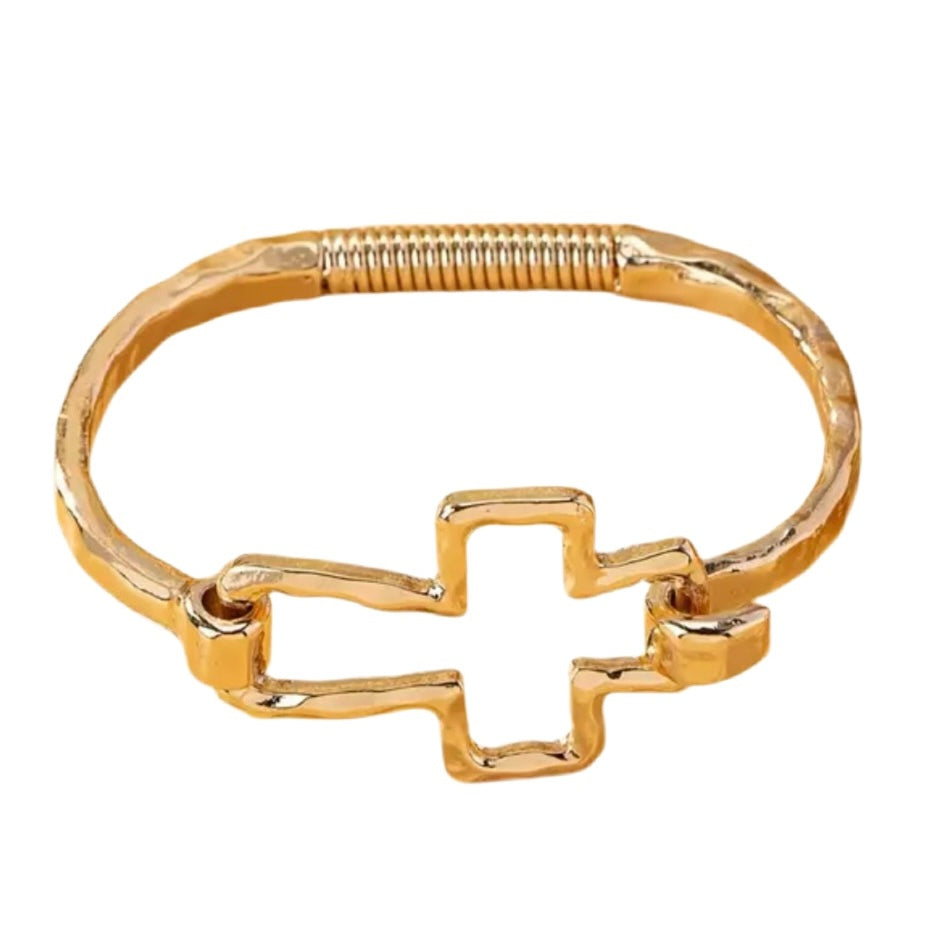 Cross Gold Bracelet