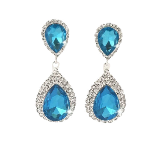 Vibrant Water Drop Earrings