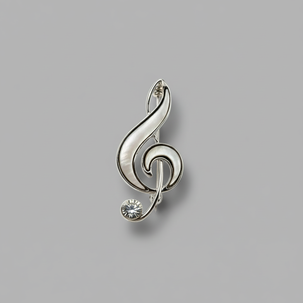 Treble Clef Music Note Lapel Pin/Brooch