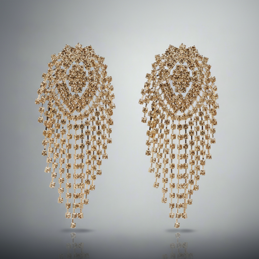 Exaggerated Tassel Earrings