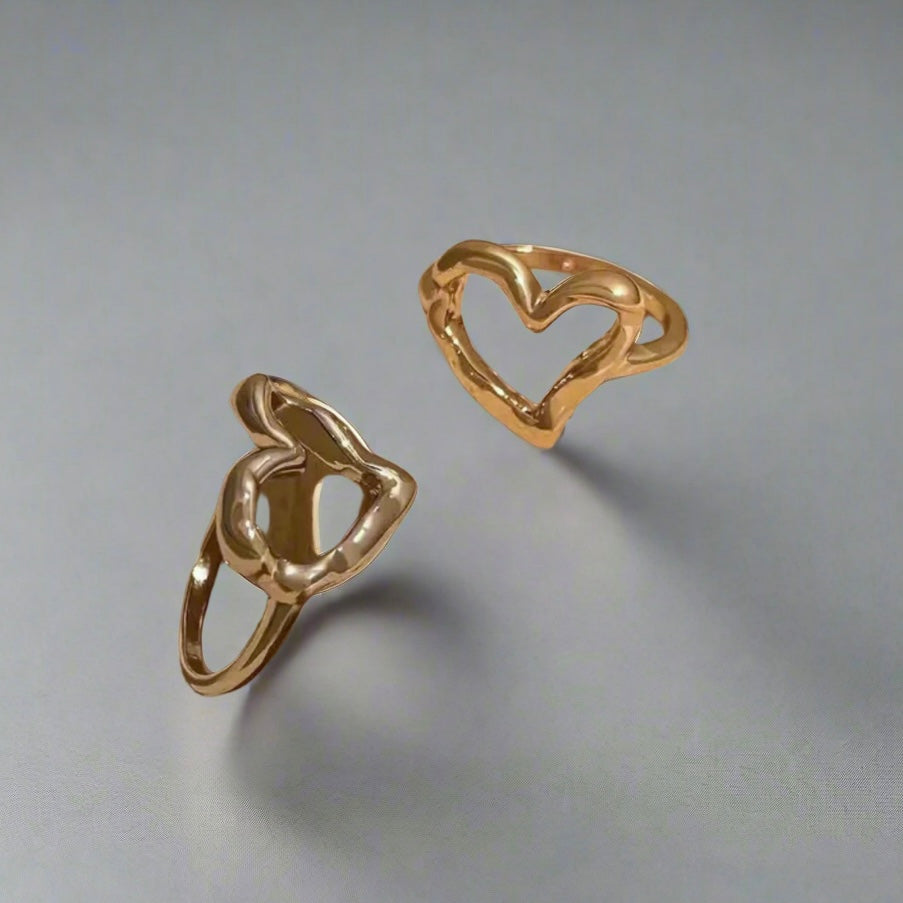 Gold Heart Ring